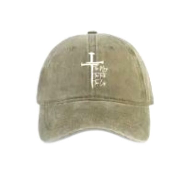 BASEBALL CAP Unisex Khaki "The Way, The Truth, The Life" - Picture 6 of 7